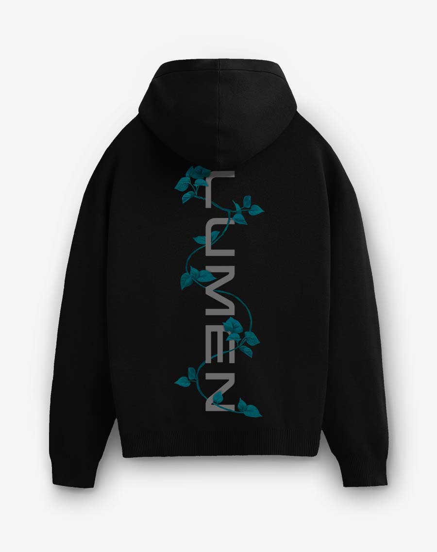 Flora - Dark Azure - Hoodie