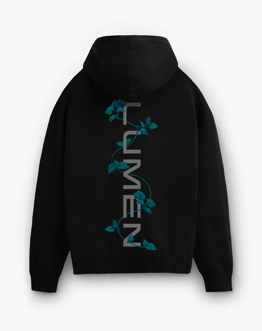 Flora - Dark Azure - Hoodie