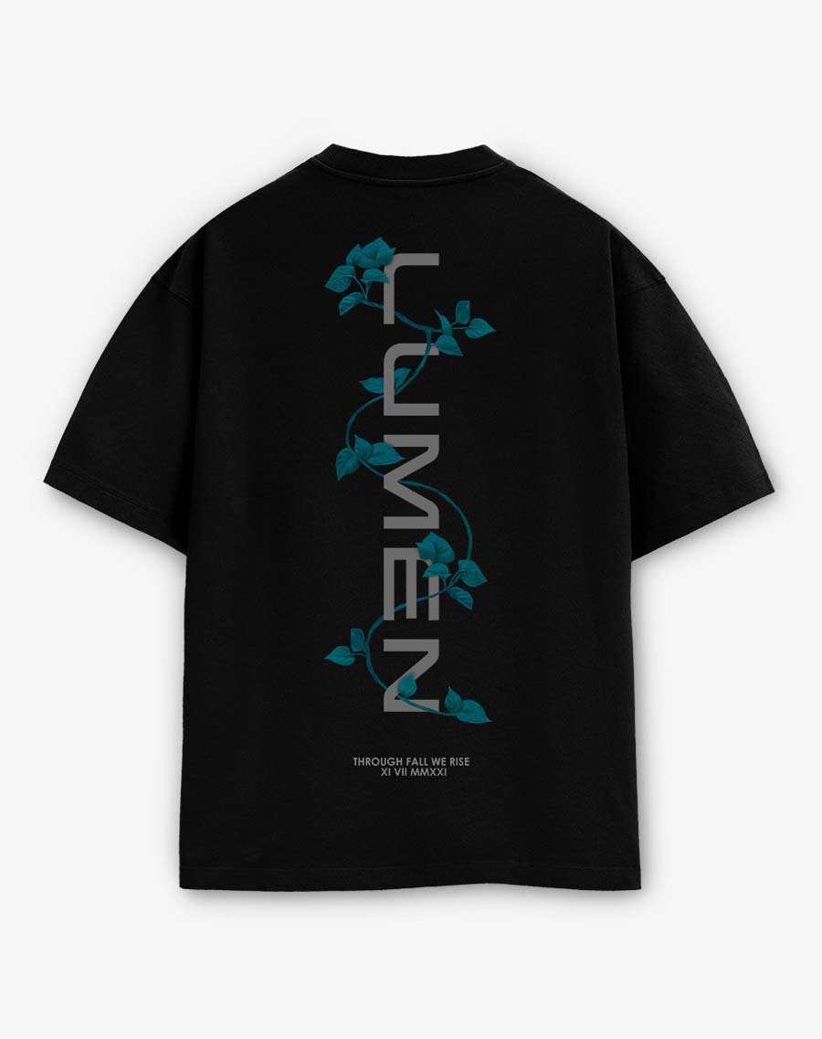 Flora - Dark Azure - Oversized